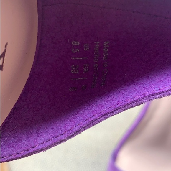 NWT Aldo purple high heels Sz 8.5 - Picture 7 of 9